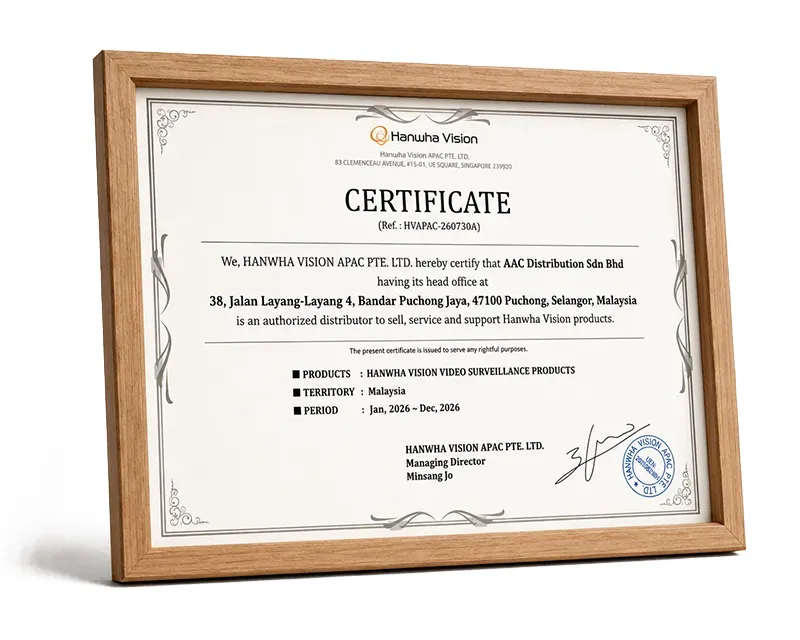 Hanwha Vision Authorized Distributor 2026