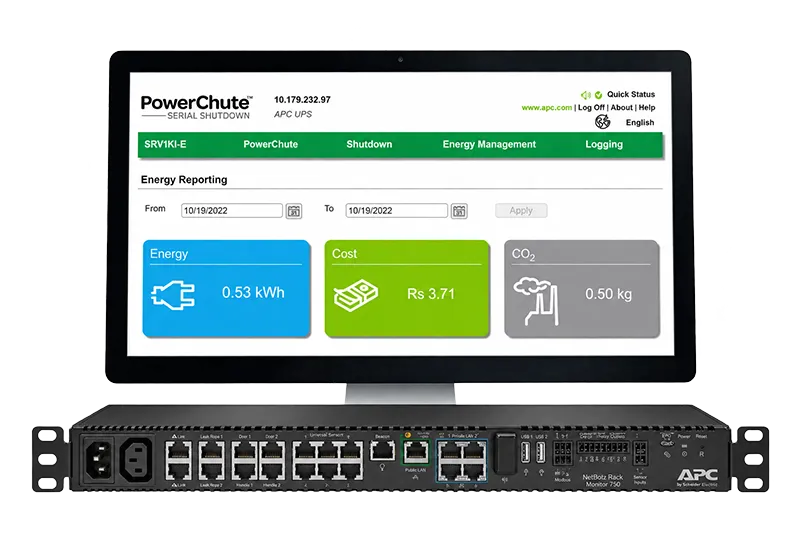APC by Schneider Electric Software & monitoring