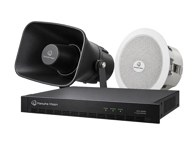 Hanwha Vision IP audio