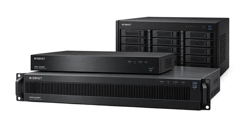 Hanwha Vision Recorders & servers